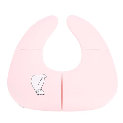 Travel Potty Seat Foldable Travel Potty Seat for Toddler Portable Slip Suction Cup Toilet Training Baby Folding Potty Seat (Pink)