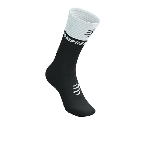 Meia de Compressão Média - Mid Socks V2 Preta/Branca (T2, Preta/Branca)