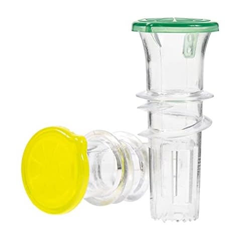YZC Zitronenpresse - 2er Pack Zitronenpresse - BPA-Frei Kunststoff Limettenpresse Cover