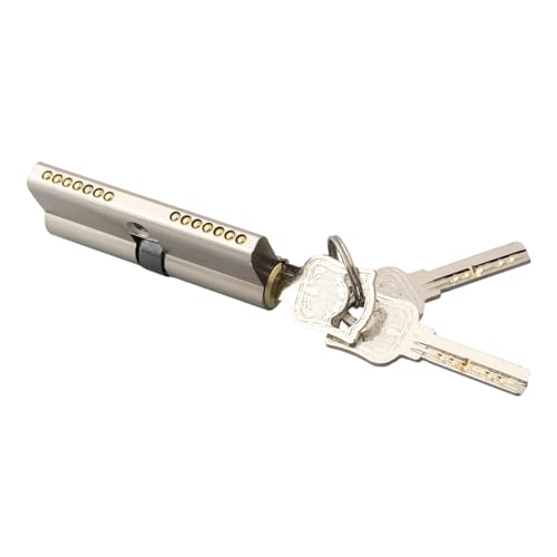 Serrure à cylindre double dorée universelle pour porte - 4