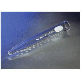 Corning - Pyrex 40mL Heavy Duty Con Centrifuge Tube w/WHT Graduations, Beaded Rim, CS12