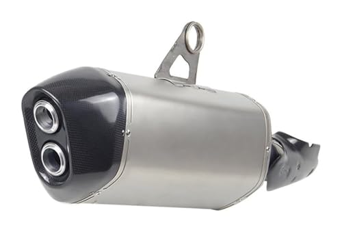 Für BMW R1200gs R1250gs ADV Motorcyle Auspuff Schalldämpfer Escape Mit Carbon Fiber Hitzeschild Und DB Killer Motorrad Auspuff Mittleres