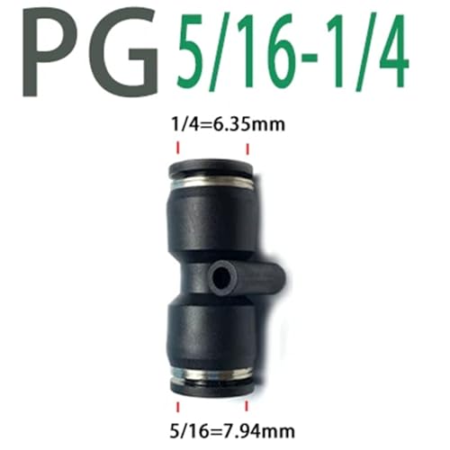 Conector rápido neumático de inserción push-in y reductor recto 3