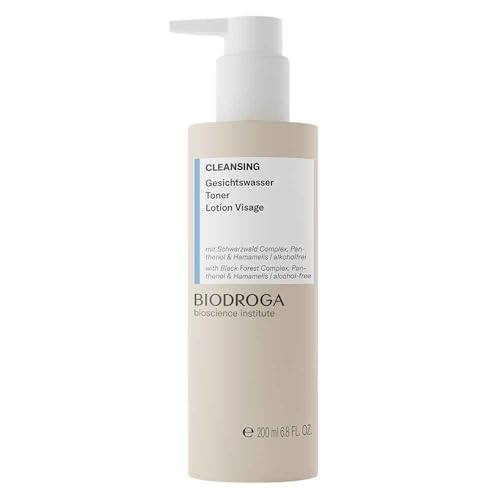 Biodroga Limpiador facial Cleansing 200 ml – Cuidado de la piel Cleanser limpiador facial tónico sin alcohol