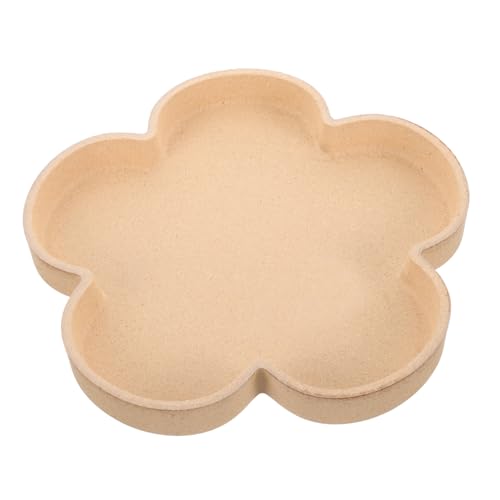 SHINEOFI Piatto Da Portata Decorato Con Fiori Elegante Vassoio in Legno Per Uso Domestico E Nei Ristoranti