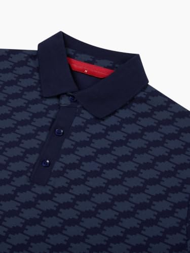 Image of LUDIC Core Polo T-Shirt, Dailymove Collection | Regular Fit | Stand-up Collars | 100% Organic Cotton, 240 GSM | Lightweight & Comfortable |Everyday Essential | Polo T-Shirt for Men