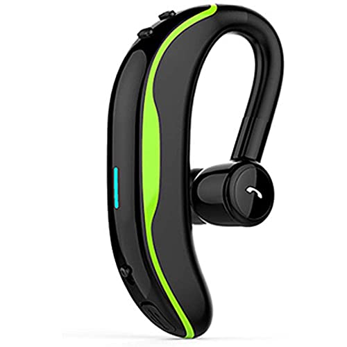 GeRRiT Wireless Earbuds Bluetooth Headphones, Ear-hook Headphones, Wireless Earbuds Subwoofer Earphones Noise Cancelling Lightweight Sweatproof for Gym/Running/Workout In-Ear Headsets (Color : Green