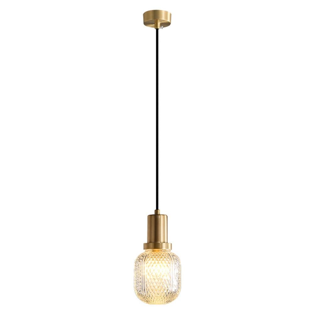 Lampe suspendue en verre cristal E14 au design suspendu haut de gamme du milieu du siècle