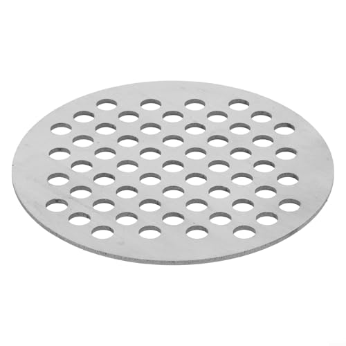 Eawfgtuw Couvercle de filtre de vidange de douche en acier inoxydable avec design antidérapant pour salle de bain, attrape-cheveux et filtre à débris, tailles de 6 à 16 cm (8 cm)