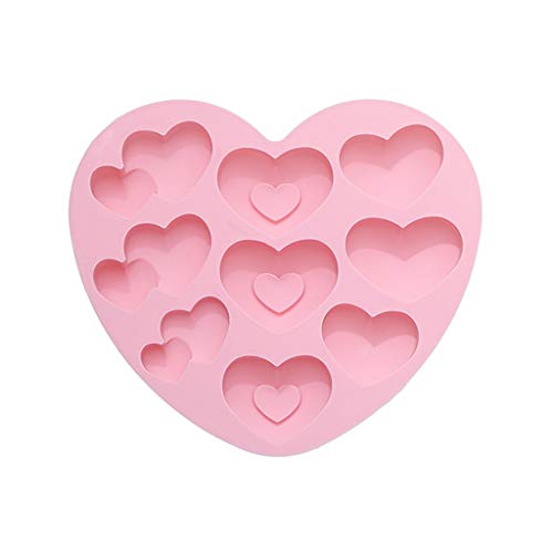 Verschiedene Herzformen für Fondant, Kuchen, lebensmittelechtes Silikon, Backutensilien, Zucker, Schokolade, Fondant, Silikonform, Flüssigkeit