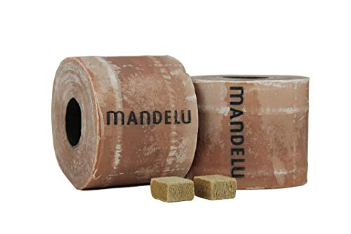 Preisvergleich Produktbild Mandelu Wachsrollen 2 Stück mit Anzündwürfeln