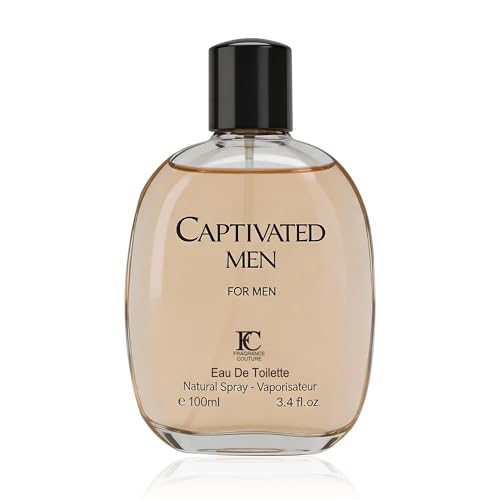 Image of AFLUXE Captivated Men Eau de Parfum, Spicy Woody Amber Cologne for Men with Mandarin, Cinnamon & Vanilla Notes, Long Lasting Masculine Fragrance, 3.4 Fl Oz (100ml)
