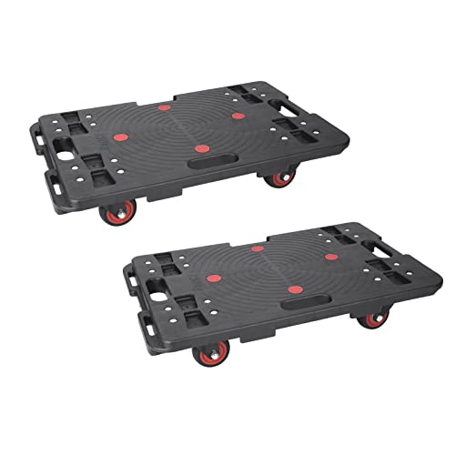 Carrito plegable portátil con ruedas giratorias 330 lbs miniatura 1