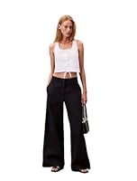 Calvin Klein Women's PFD Cotton Chino, Sky Captain, 12