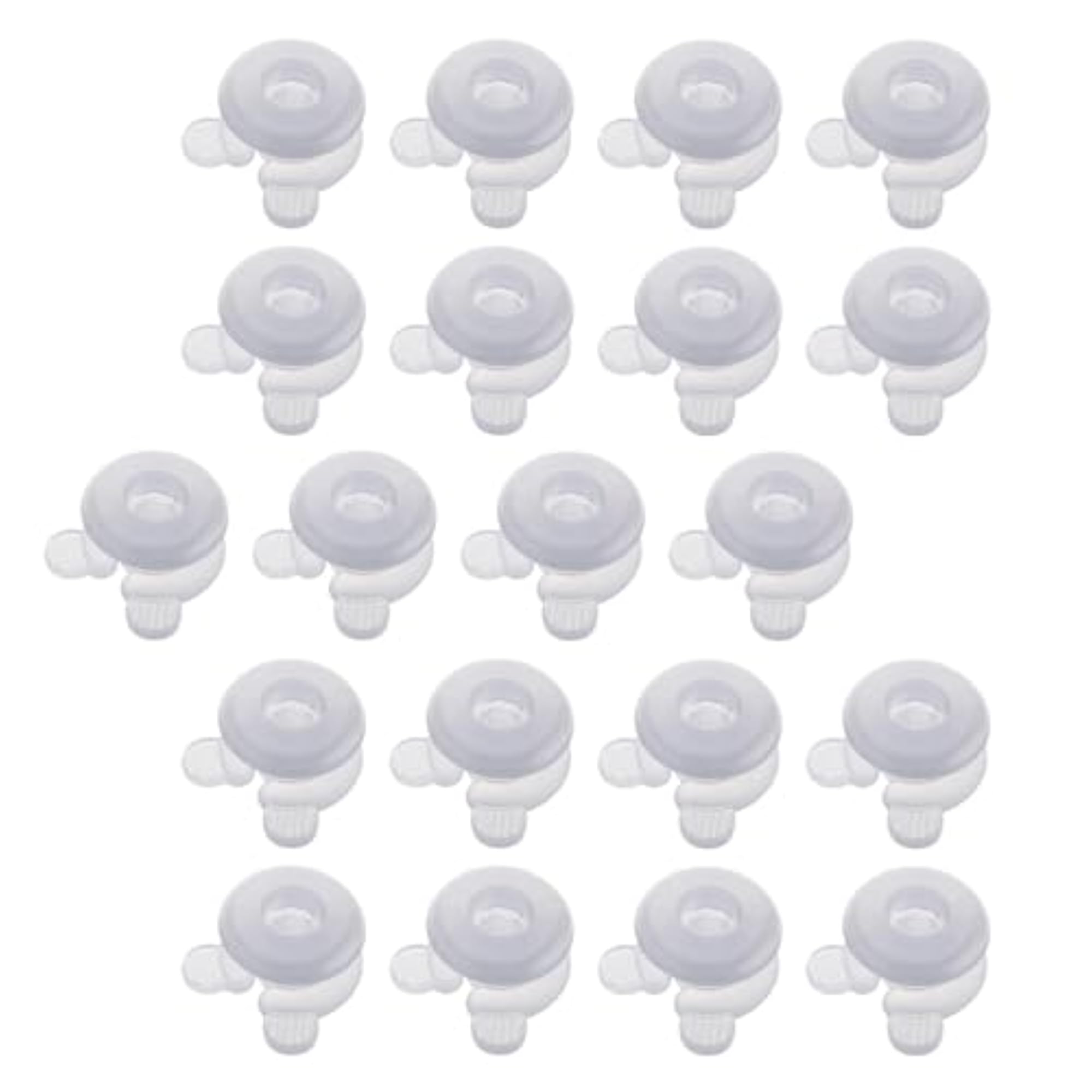 2X20 Pieces Duvet Clips Non Slip, White