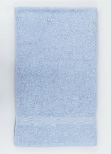 Image of Sue Rossi 100% Egyptian Cotton Towels Premium 600 GSM Thick, Plush & Soft Highly Absorbent, Quick Dry Home Or Hotel Bathroom Towel Lint Free (Sky Blue, Bath Sheet)