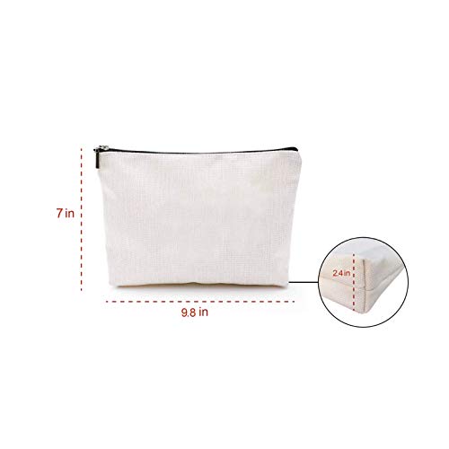 Youfangworkshop Fun Friendship Makeup Bag - Side By Side Or Miles Apart Travel Portable Makeup Pouch Long Distance Friendship Gifts For Best Friend Sister Bestie Girlfriends Makeup Case #TOP4