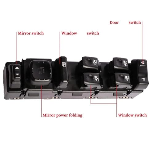 Bouton de commande de lève-vitre Chevrolet commande rétroviseur 2003-2006 - 4