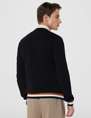 Image of Van Heusen Men's Luxury Sports Regular Fit Full Sleeve Crew Neck Sweater | Sophisticated Flair | Super Premium Fabric