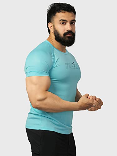 Image of Mens Slim Fit Sports and Gym Training Workout T-Shirt