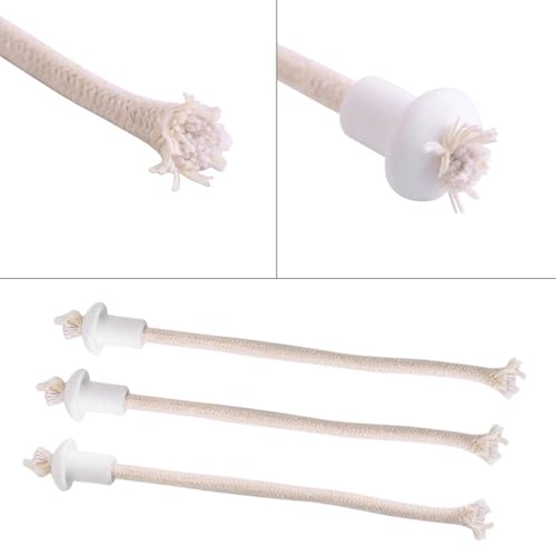 7 piezas soporte cerámico para mechas de vela miniatura 5