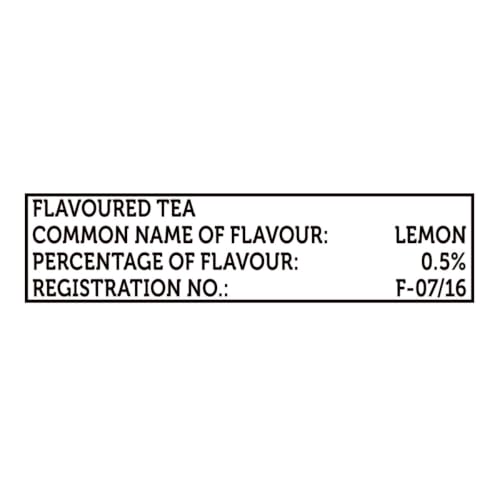 Image of Tetley | Lemon Flavoured Refreshing Tea | Black Tea | 50 Tea Bags