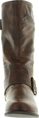 Link Legend-24K Girls Two Buckle Zipper Back Boots3