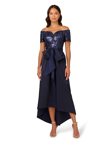 Adrianna Papell Women's Sequin Taffeta Gown