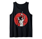 Ancient Japanese Warrior - Sexy Samurai - Female Samurai Tank Top