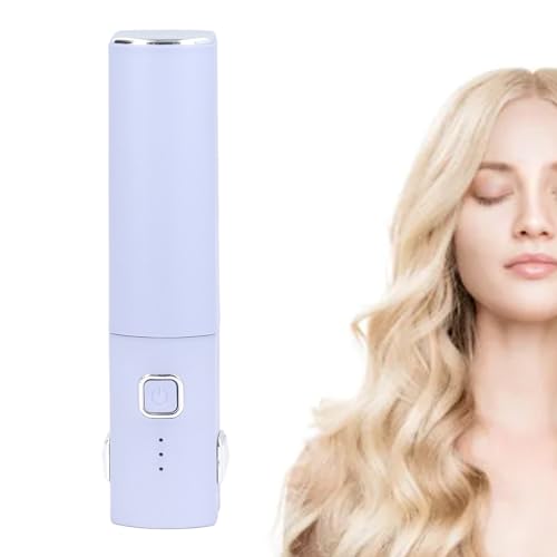 Mini plancha para cabello portátil Yosoo púrpura miniatura 4