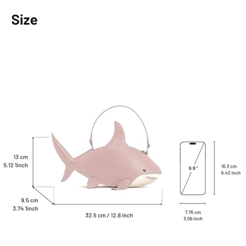 Image of JW PEI Women's Nerys Faux Suede Shark Look Top Handle Bag