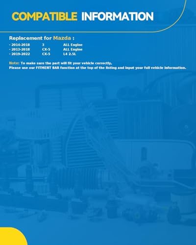 Image of PHILTOP NEW AC Compressor for CX-5 2013-2022, 3 2014-2018