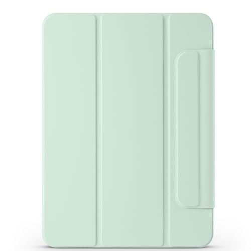 Étui iPad Air 5/4 10.9 magnétique amovible et transparent vert avec veille auto