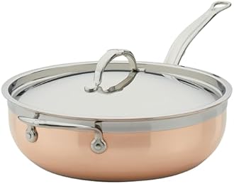 Hestan - CopperBond Collection - 100% Pure Copper Essential Pan, Induction Cooktop Compatible, 5 Quart