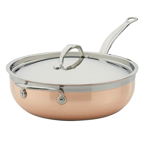 Hestan - CopperBond Collection - 100% Pure Copper Essential Pan, Induction Cooktop Compatible, 5 Quart