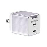 アドテック パステル パープル 45W 2ポート コンパクト PD充電器 Apple iPhone17 Air Pro／Google Pixel10 Proなど最新スマホ対応 Nintendo Switch対応 【USB-Cx2】【PD3.0/GaN/PPS 3.3V-11V対応】ノートパソコン iPhone Android Xperia Switch APD-V045C2-PU