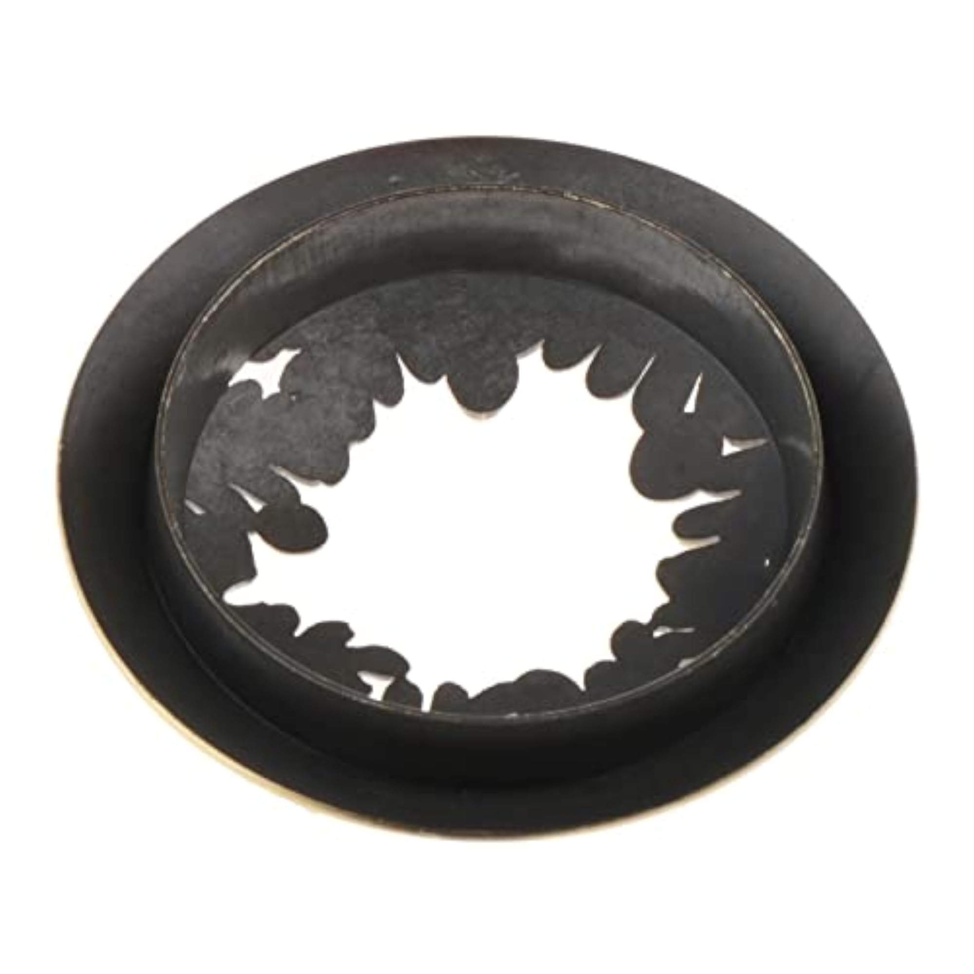 Hollowed Leaf Patterns Jar Candle Topper Cover
