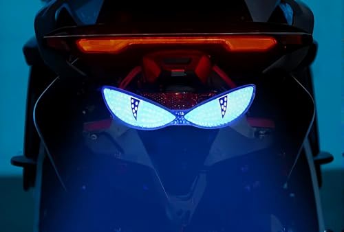 Kit de Iluminación LED Azul Universal para Placa Moto miniatura 4