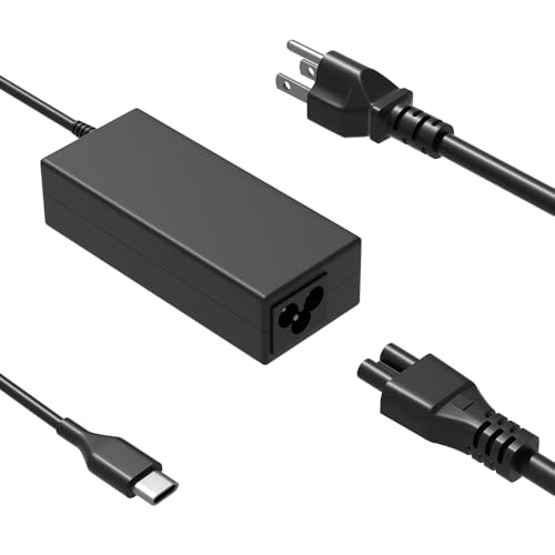 HSXIRQA 45W USB-C Charger Compatible with Lenovo IdeaPad/IP/Flex/Slim/Duet 3 5 5G Chromebook CB-11AST05 CB-14IGL05 CB-11IGL05 CB-11M735 Chrome-14M836 14APO6 15IJL6 Duet 3 10IGL5 11IAN8 Laptop