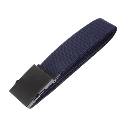 Adjustable Webbing Belt for Men Outdoor Utility Belt Breathable Canvas for Hiking Camping Work - Main Image