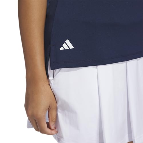 adidas Women's Ultimate365 Quarter-Zip Sleeveless Polo Shirt4