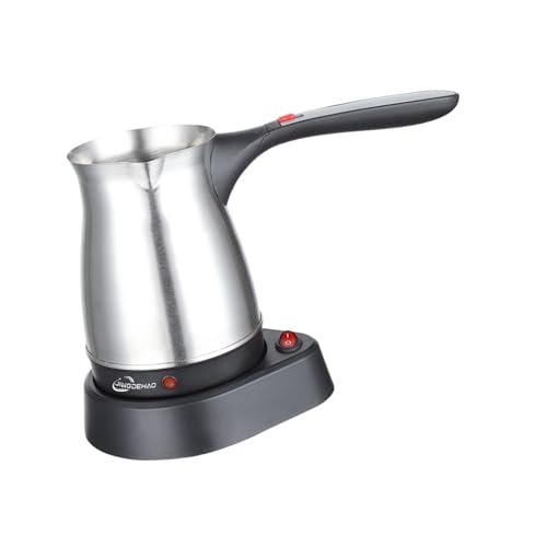 Bothyi Electric Turkish Coffee Pot,Teapot Stainless Steel 500ml Water Kettle,Coffee Kettle for Household,Restaurant,Bar,Outdoor Cafe, Style C