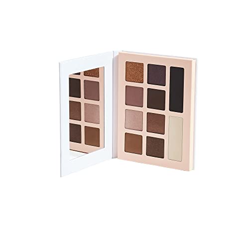 Honest Beauty Talc-Free Eyeshadow Palette with 10 Pigment-Rich Shades | Mattes, Shimmers, Satins | Dermatologist Tested + Cruelty Free | 0.67 oz