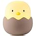 Night Light for Kids | Baby Nursery Lamp with Touch Controls | Cute Chick Bedside Nightlight for Nursing/Breastfeeding | USB Rechargeable | Newborn or Toddler Bedroom Decor for Boys and Girls
