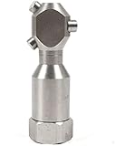 TBVECHI Rotating Nozzle Spray Head-360 degree Rotating Tank Washing Spray Nozzle-Stainless Steel Cleaning Nozzle-3/4 Internal Thread Rotary Spray Nozzle