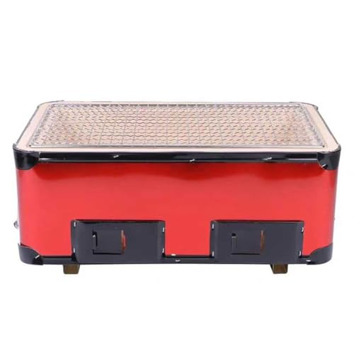 Poêle à charbon portable en argile double zone pour réussir vos grillades en plein air