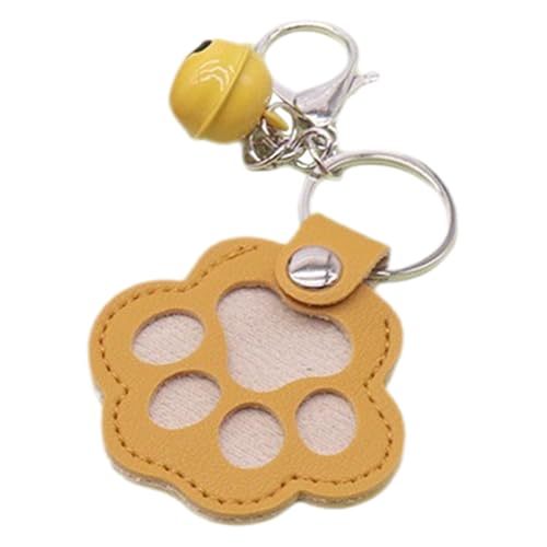 Kustimantu Llavero Recolector de Pelo para Perros,Colgante De Llavero De Garra De Cuero Recuerdo De Pelo De Mascota - Portátil Para Bolso Amantes De Animales Niños Niñas Viaje Escuela Hogar