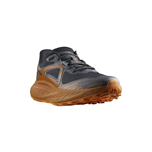 Salomon Salomon Men's Glide Max TR Trail Running Shoe, Dark Sapphire/Sugar Almond/Orange Pepper, Sz 9 US