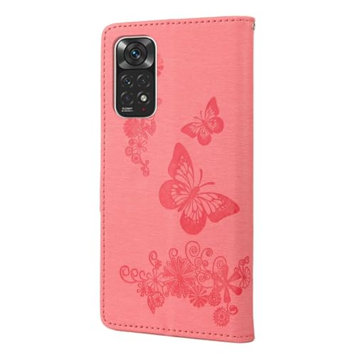 Protège écran Xiaomi Redmi Note 11 clapet rose contre les rayures