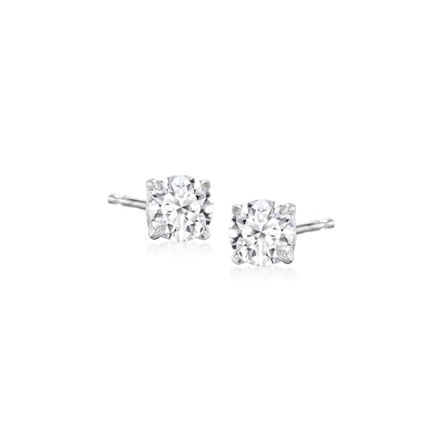 Ross-Simons 0.50 ct. t.w. Lab-Grown Diamond Stud Earrings in Sterling Silver